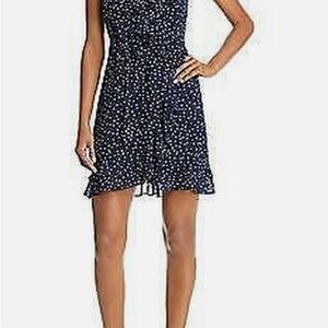 Bardot Navy and White Mini Dress